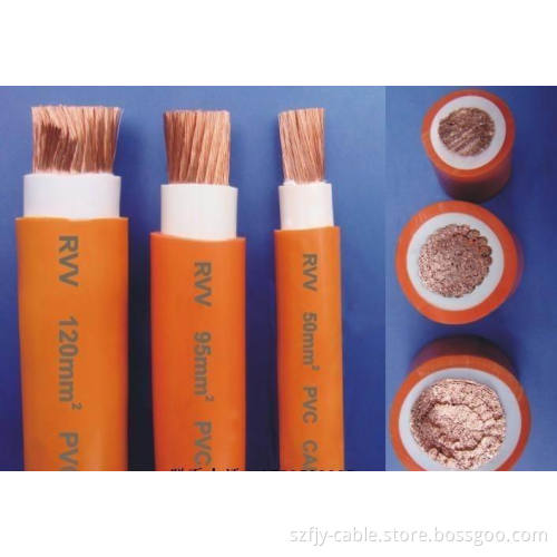 50mm2 70mm2 90mm2 Orange Flexible Rubber Insulated Welding Cable
